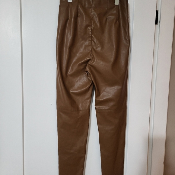 Zara faux leather pants Size Medium (28) - Picture 4 of 5